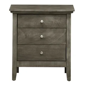 Hammond - G5405-N 3 Drawer Nightstand - Gray