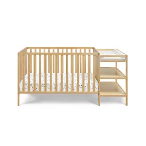 Palmer - 3-in-1 Convertible Crib / Changer Combo - Natural
