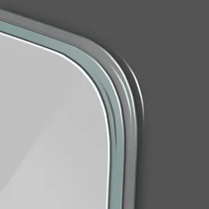 Bathroom Vanity Mirror, Wall-Mounted Mirror For Bathroom Anti-Fog Waterproof - Clear