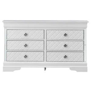 Verona - Stylish Dresser - Silver Champagne