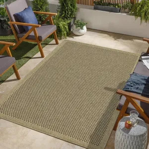 Earth - 7\'10\" X 10\'3\" Polypropylene Indoor / Outdoor Area Rug - Jute / Mocha