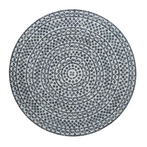 Unique Capiz Coffee Table With Pedestal Base - Gray / Ivory / Gold