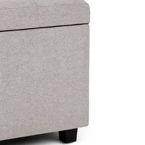 Cosmopolitan - Storage Ottoman - Cloud Grey