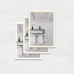 Bathroom Medicine Cabinet With Lights, 28×20\" LED Medicine Cabinet With Mirror, Lighted Medicine Ca