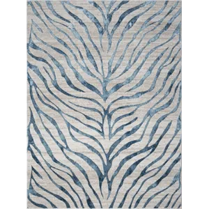 Elegance - GC_CNC6006 Blue 2\' x 3\' Area Rug