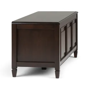 Connaught - Storage Bench Trunk - Dark Chestnut Brown