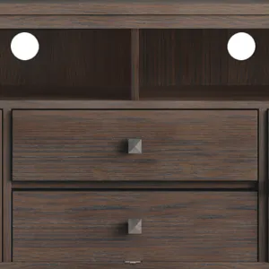 Cosmopolitan - 72\" Wide TV Media Stand - Farmhouse Brown