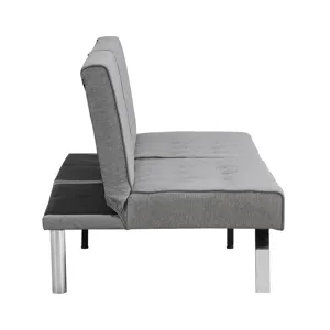 Futon Sofa Bed - Gray