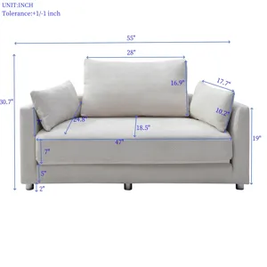 Multi-Functional Foldable Sleeper Sofa Bed, Floor Sofa Chair Bed, Circular Adjustable Futon Sitting 