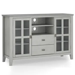 Artisan - Tall TV Media Stand - Fog Grey