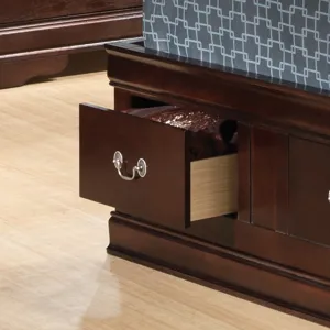 Louis Phillipe - G3125B-TSB Twin Storage Bed - Cappuccino