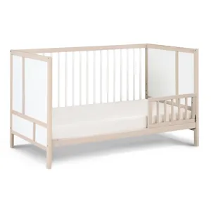 Pixie Finn - 3-in-1 Crib - Washed Natural/White