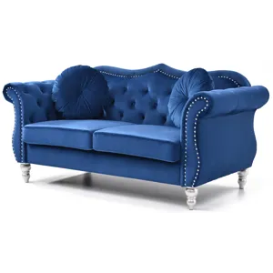 Hollywood - G0661A-L Loveseat - Navy Blue