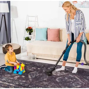 4\' x 6\' Area Rugs, Washable Rug, Low-Pile, Non-Slip, Non-Shedding, Foldable, Kid & Pet Friendly Ar
