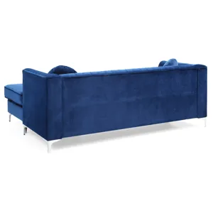 Delray - G791B-SC Sofa Chaise (3 Boxes) - Navy Blue