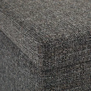 Avalon - Storage Ottoman Bench - Dark Grey