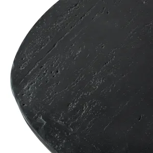 Oval Coffee Table - Black