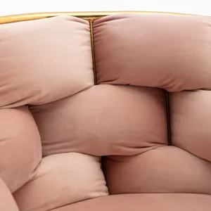 Luxury Modern Simple Leisure Velvet Single Sofa Chair Bedroom Lazy Person Household Dresser Stool Ma