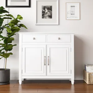 Connaught - Entryway Storage Cabinet - White