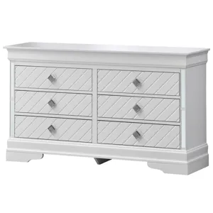 Verona - Stylish Dresser - Silver Champagne