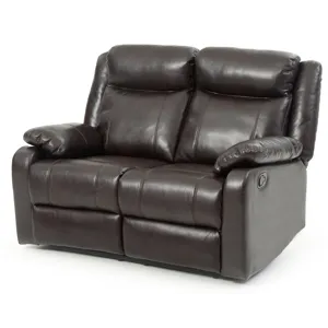 Ward - G760A-RL Double Reclining Loveseat - Dark Brown