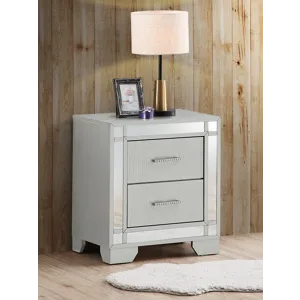Madison - Nightstand - Silver Champagne