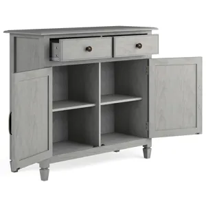 Connaught - Entryway Storage Cabinet - Fog Grey
