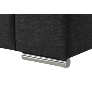 Gianna - Black Linen Fabric Arm Chair