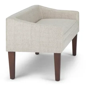 Parris - Upholstered Bench - Platinum