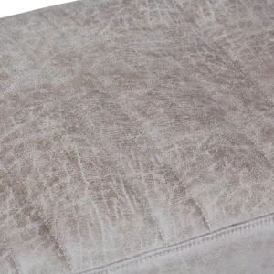 Salinger - Large Ottoman Bench - Distressed Grey Taupe