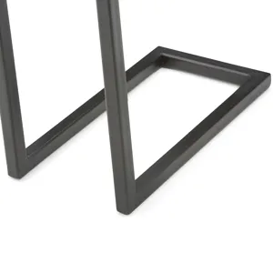 Skyler - C Side Table - Dark Cognac Brown