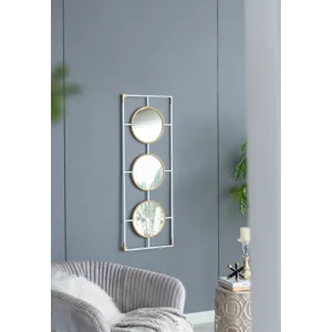 Frame With Mirror - Gold / White