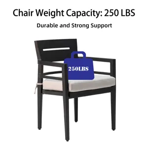 7 Piece Dining Set Modern Outdoor Patio Furniture, Including 4 Dining Chairs & 2 Swivel Rockers Sunb