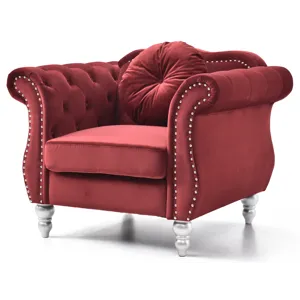 Hollywood - G0669A-C Chair - Burgundy