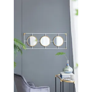 Frame With Mirror - Gold / White