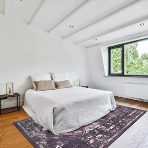 5\' x 8\' Area Rug, Washable Rug, Low-Pile, Non-Slip, Non-Shedding, Foldable, Kid & Pet Friendly Are