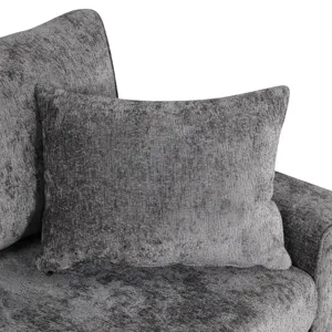 Sectional Sofa Pull-Out Sofa Bed Sleeper With A Storage Ottoman, Three Pillows And Charging Devices 