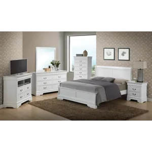 Louis Phillipe - G3190E-FB3 Full Bed - White