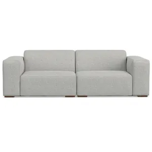 Rex - 2 Seater Sofa - Pale Gray