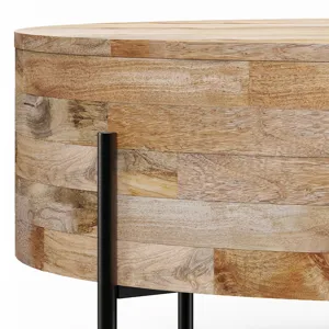 Rayburn - Drum Coffee Table - Natural