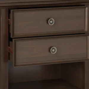Amherst - Bedside Table - Natural Aged Brown