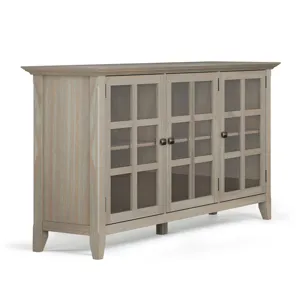 Acadian - Wide Storage Cabinet - Distressed Grey