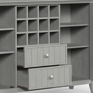 Bedford - Sideboard Buffet and Wine Rack - Fog Grey