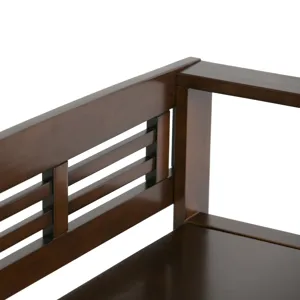 Adams - Entryway Storage Bench - Rustic Medium Brown
