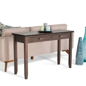 Artisan - Console Sofa Table - Natural Aged Brown