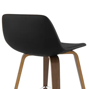 Randolph - Bentwood Counter Height Stool (Set of 2) - Black