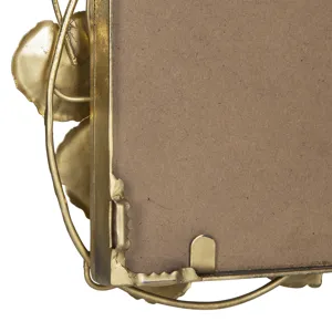 Stella Full Length Mirror With Leaf Accents, Floor Miiror For Living Room Bedroom - Golden