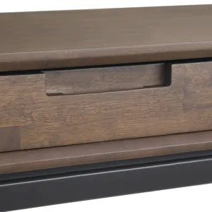 Banting - Mid Century Wide Desk - Walnut Brown