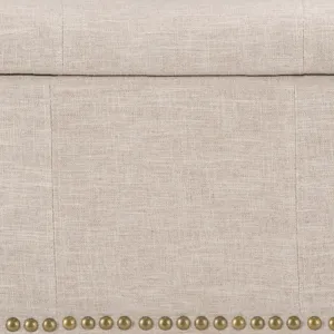 Kingsley - Large Storage Ottoman - Natural