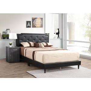 Deb - G1119-FB-UP Full Bed (All in One Box) - Black